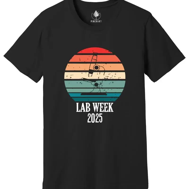 Medical Lab Week 2025 - Футболка «Ретро Лабораторная Неделя 2025», футболка