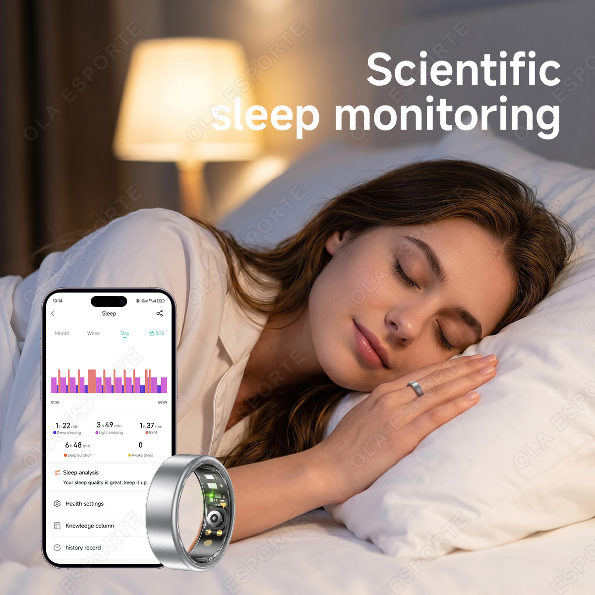 Новое умное кольцо QINO Esport – обзор и цена Blood Pressure Monitor