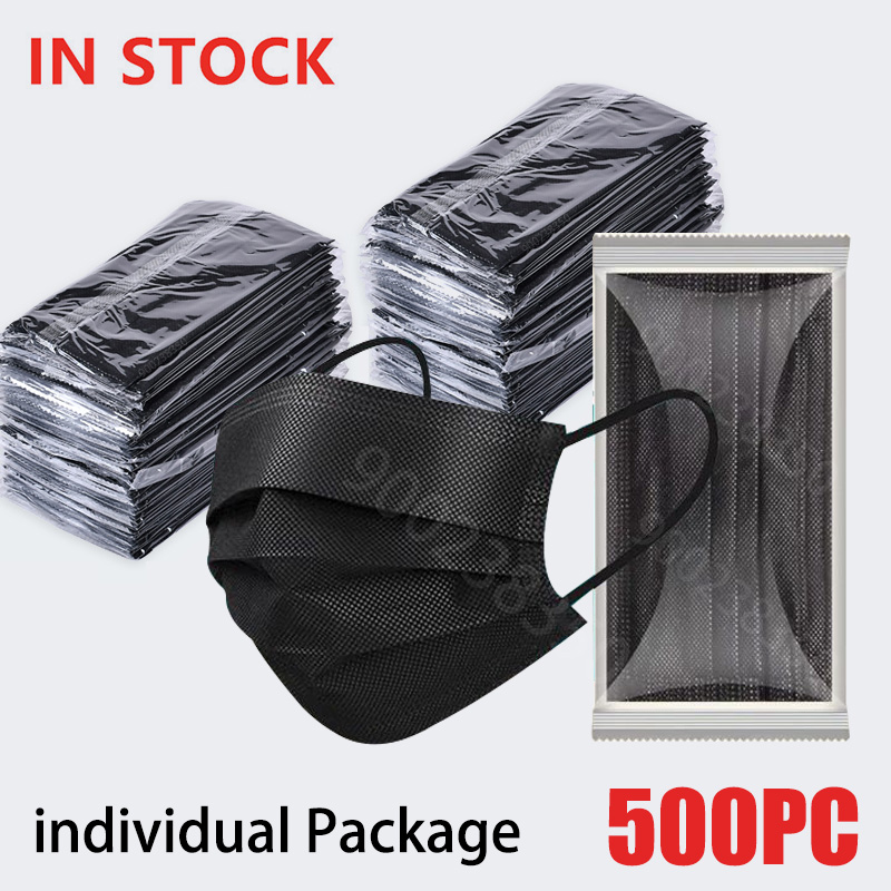 50–500 шт. Черные одноразовые  – обзор и цена Surgical Mask