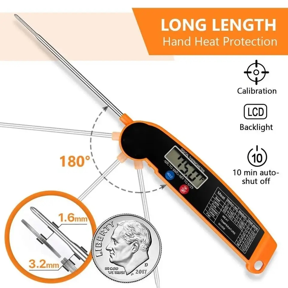 Водонепроницаемый цифровой кух – обзор и цена Thermometer Digital