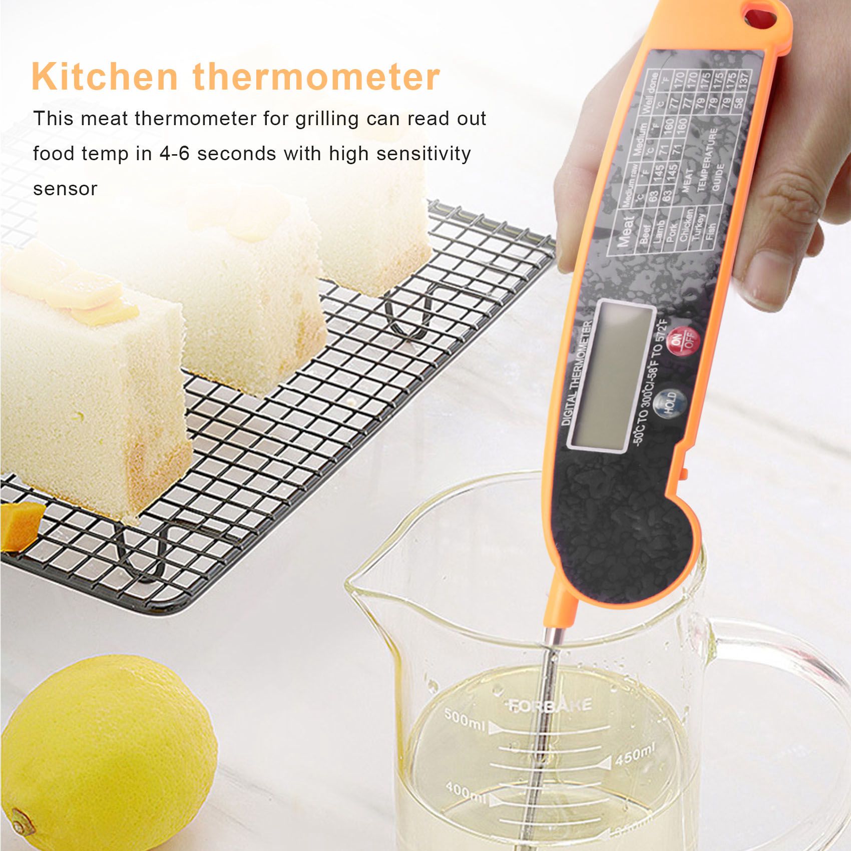 Цифровой термометр для мяса с  – обзор и цена Thermometer Digital
